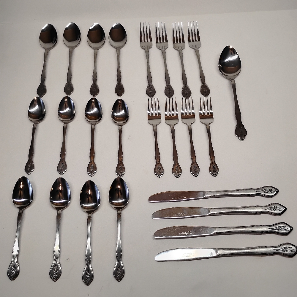 Bag5 by Barclay Geneve Stainless Discontinued Flatware Service 4‎ - 25pc Set
